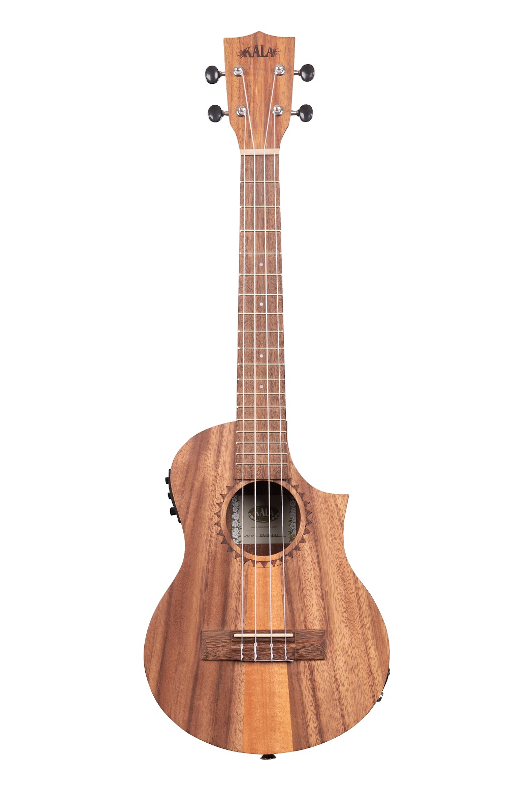 KALA KA-TK-T-CE - ”TEAK TRI-TOP” - UKULELE TENORE ELETTRIFICATO