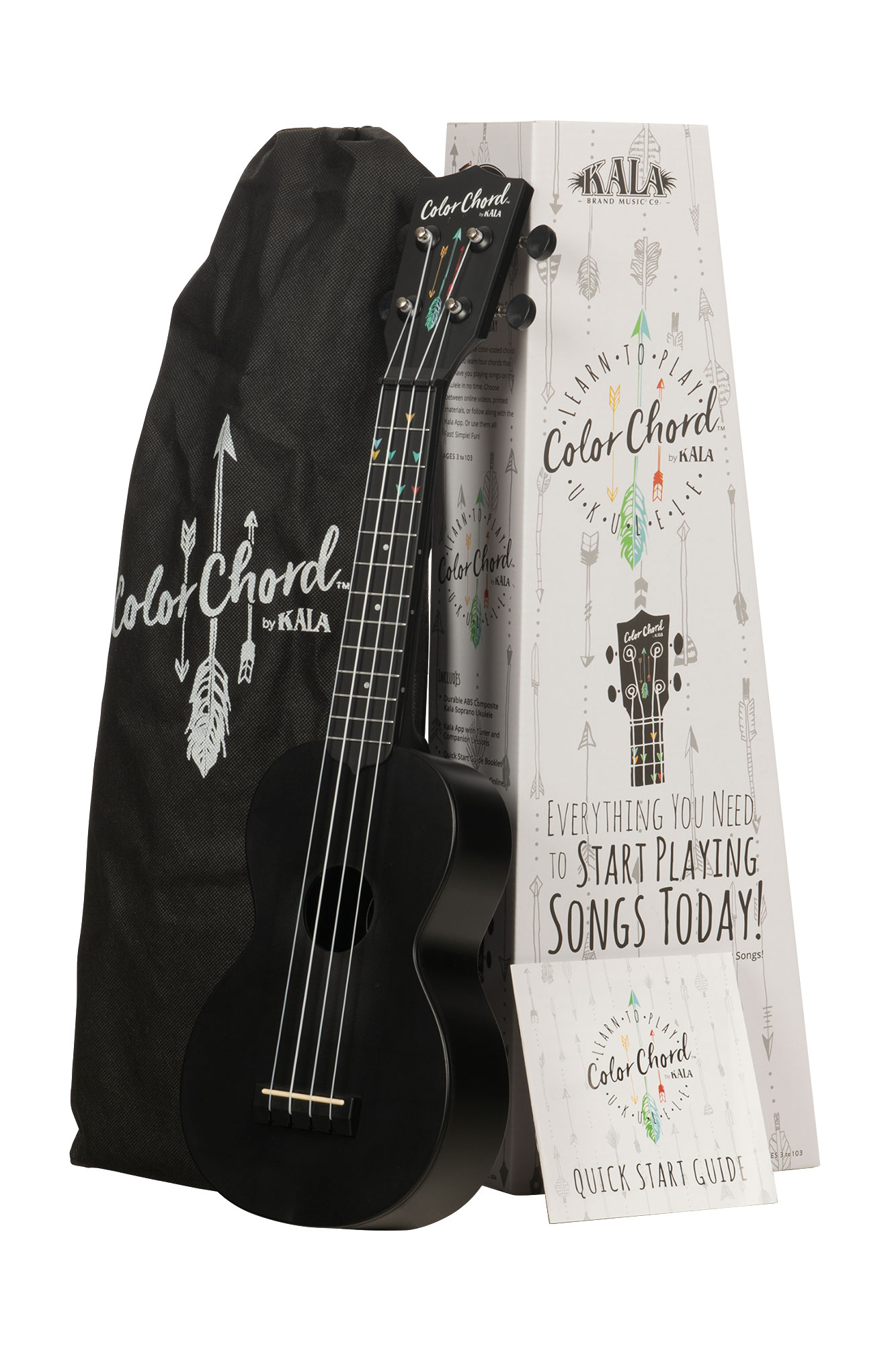 Kala KALA-LTP-CC-S - Pack ukulele soprano Learn to Play ''Color Chord''