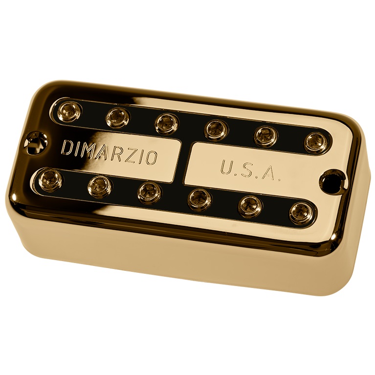 DiMarzio Super Distor'Tron ''F-spaced'' Neck Gold/Black - DP297FGBK