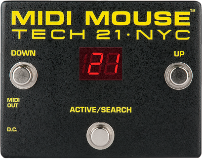 TECH21 MIDI MOUSE - CONTROLLER MIDI A PEDALE
