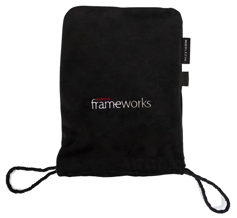 GATOR FRAMEWORKS GFW-MICPOUCH - BUSTA A COULISSE PER MICROFONO