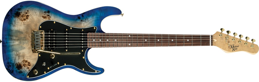 Michael Kelly Custom Collection 60 Burl Ultra - chitara elettrica - Blue Burl