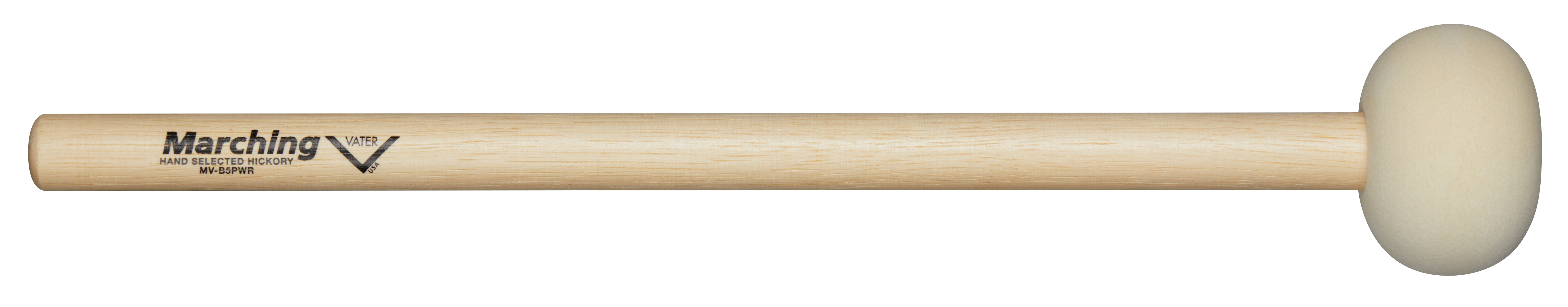 Vater MV-B5PWR ''Power Bass Drum Mallets'' - Battente in feltro duro - Per grancasse da 30'' in su