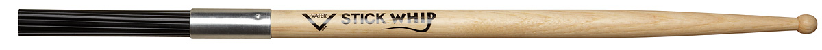 Vater VSTKW ''Stick Whip'' - L: 14'' | 35.56cm D: 1.210'' | 3.07cm -  Bacchetta Fusion in Hickory/Setole Poly fisse