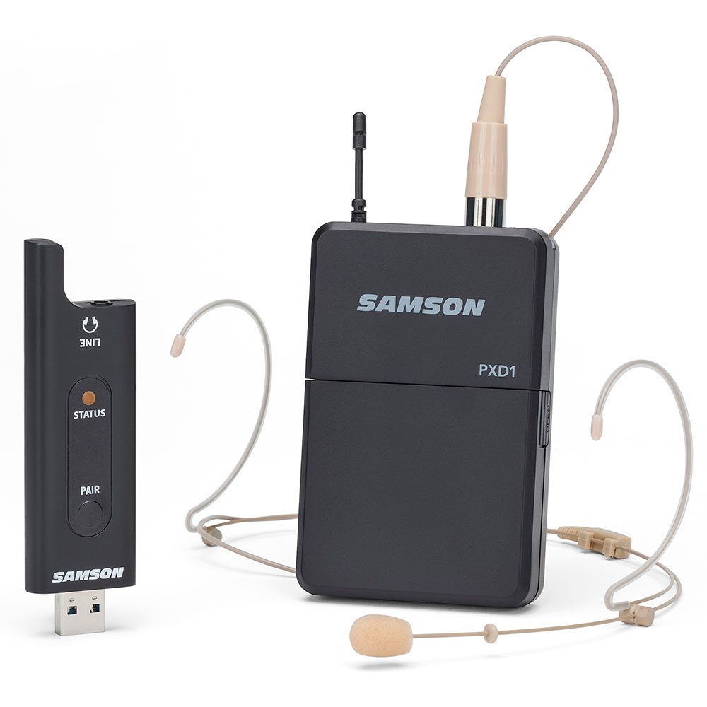 SAMSON XPD2 HEADSET - USB DIGITAL WIRELESS SYSTEM - 2.4 GHZ
