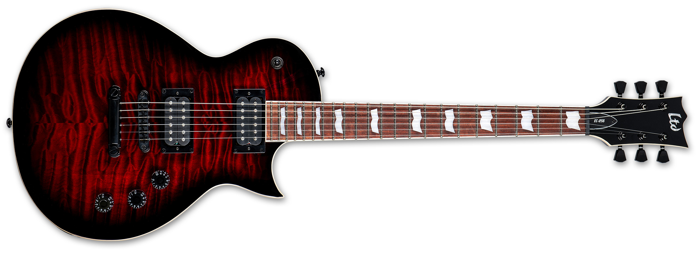 LTD LTD EC-256 QM - See Thru Black Cherry Sunburst