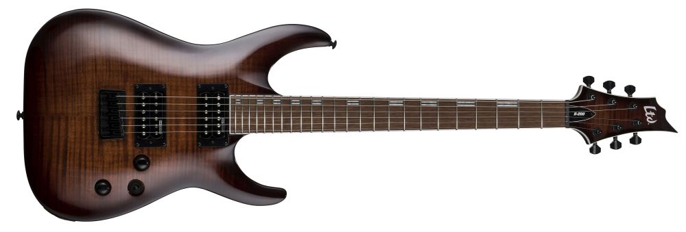 LTD LTD H-200FM - Dark Brown Sunburst