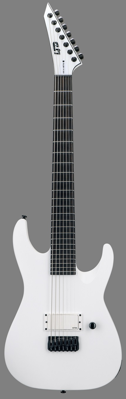 LTD LTD M-7B HT ARCTIC METAL - Snow White Satin